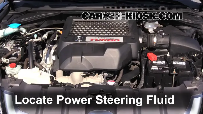 2009 Acura RDX 2.3L 4 Cyl. Turbo Power Steering Fluid Add Fluid